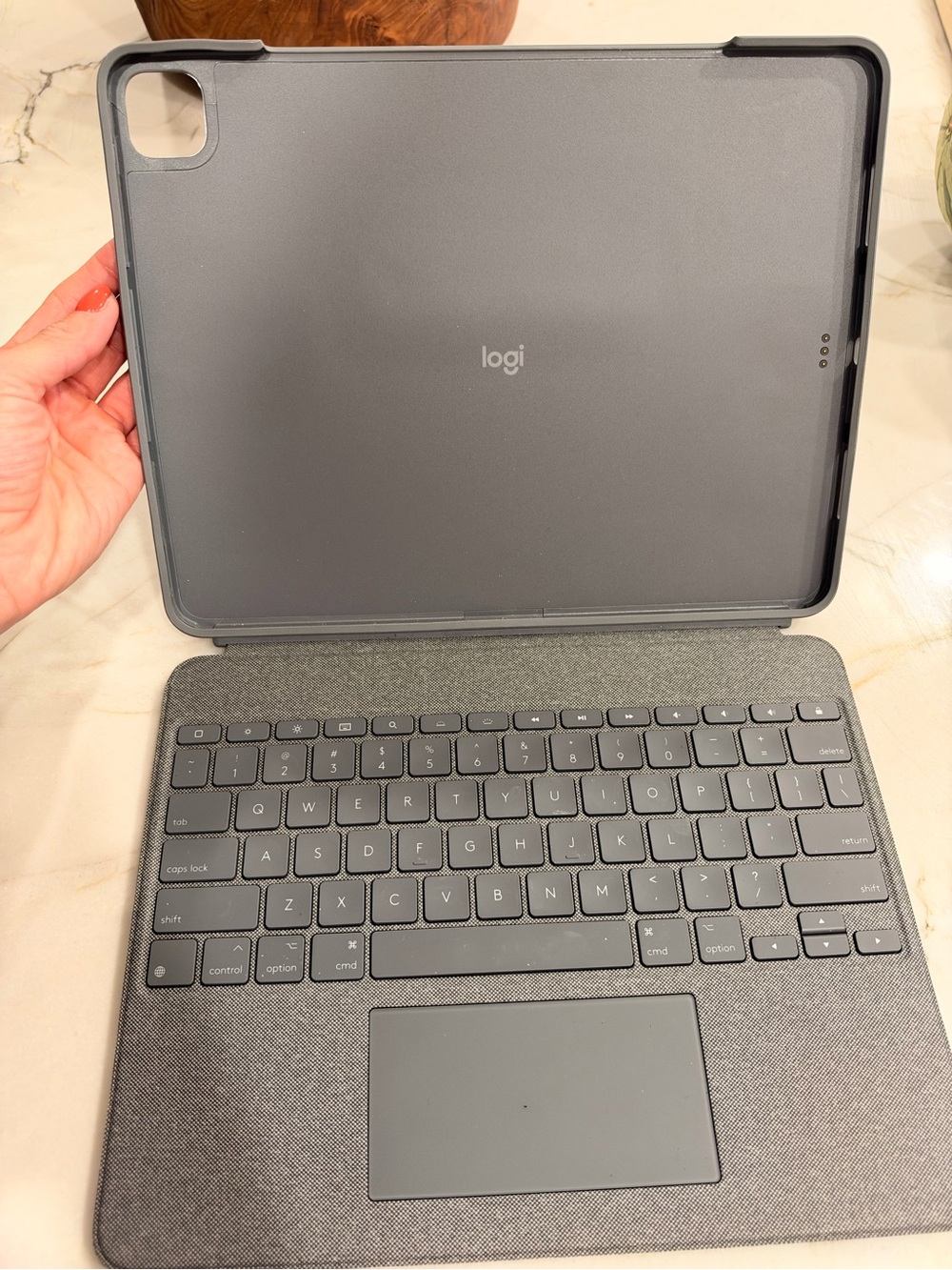 Dark Gray Bluetooth Keyboard Case for Tablet